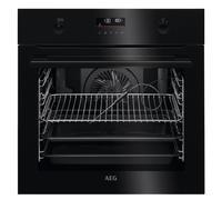 AEG 6000 Series SteamBake Pyrolytic Self-Cleaning Single Oven with Fo BPK556260B