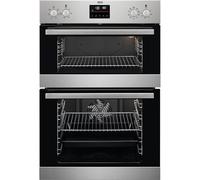 AEG 6000 Series SurroundCook Built In Double Oven, DCB535060M, 61L, Catalytic Self Clean, LED Display, Multilevel Cooking, Stainless Steel, Anti-fingerprint, Grill, Pizza, AirFry Setting, Defrost, A+