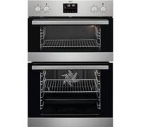 AEG 6000 Series SurroundCook Built In Double Oven, DCB535060M, 61L, Catalytic Self Clean, LED Display, Multilevel Cooking, Stainless Steel, Anti-fingerprint, Grill, Pizza, AirFry Setting, Defrost, A+