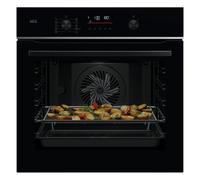 AEG 6000 SenseCook® TS6PB521AB Built In Electric Single Oven with Pyrolytic Cleaning - Black - A+ Rated, Black