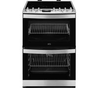 AEG 6000 SteamBake CCB6741ACM 60cm Double Oven Electric