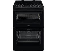 AEG CCX6740ACB 60cm Ceramic Double Oven Freestanding Cooker