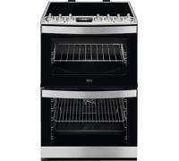 AEG CIB6743ACM 6000 Stainless Steel Freestanding 60cm Electric Induction Double Cooker