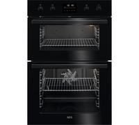 AEG 6000 SurroundCook DCB535060B Built In Electric Double Oven - Black - A/A Rated
