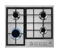 AEG HGB64200SM 60cm 4 Burner Gas Hob - STAINLESS STEEL