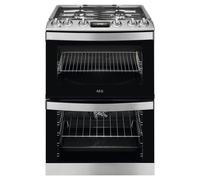 AEG 5000 SurroundCook CKB6541ACM 60 cm Dual Fuel Cooker - Stainless Steel, Stainless Steel