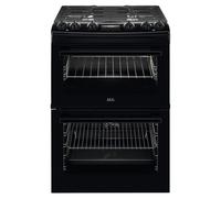 AEG 60cm Freestanding Dual Fuel Cooker CKX6540ACB Black
