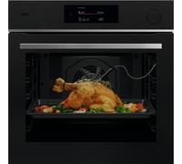 AEG 7000 MealAssist TR7PB731ST Built In Electric Single Oven with Pyrolytic Cleaning - Matt Black - A++ Rated, Black