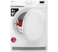 AEG 7000 Series Freestanding Heat Pump Tumble Dryer 8kg TR708L0B, 8kg Load, SensiDry with Low Energy Consumption, EasyClean Filter, Energy Class A++, White