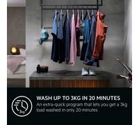 AEG 7000 Series Freestanding Washing Machine 8 kg 1400 rpm Spin LFSR7484U4B