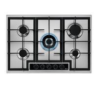 AEG 75cm Series 6000 5 Burner Gas Hob HGB75420YM Stainless Steel