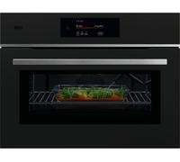 AEG 8000 MealAssist TK8NK721T Built-in Combination Microwave - Matte Black, Black