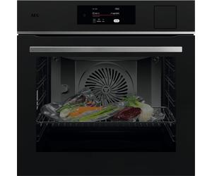 AEG 8000 MealAssist TP8SB731AT Built In Electric Single Oven - Matt Black Black