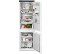 AEG 8000 Series TSC8M181CS 177cm 70/30 Integrated No Frost Fridge Freezer with Sliding Door Hinge - White White