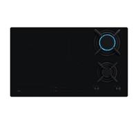 AEG HDB95623NB 8000 Series Dual Fuel Hob with 3 Induction Zones and 2 Gas Burners