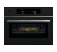 AEG TK9NK821T - Black Single Oven with Microwave - 44L Built-in