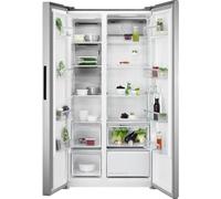 AEG 9000 Series MultiChill 0° Freestanding American Side by Side Fridge Freezer RXB659E6NU, 177 cm, Capacity 338L/256L, Frost Free, Auto Defrost, LED Light, 1770x910x730, Class E, Grey Stainless Steel