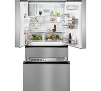 AEG 9000 Series MultiSwitch Freestanding Fridge Freezer RMB954E9VX, TwinTech NoFrost, 174.6 cm, 378/239L Cooling/Freezer Capacity, Ice and Water Dispenser, GreenZone+ Drawer, 1746x913x749mm, Class E