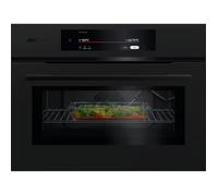 AEG 9000 Series ProAssist PK9000WT Black Built-In Compact Combination Microwave Oven