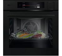 AEG 9000 Series ProAssist with SteamPro PO9000ST Black Built-In Single Oven