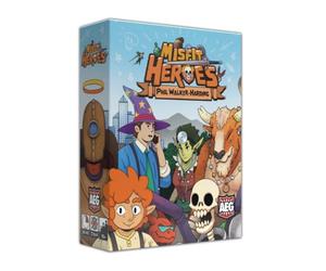 AEG Alderac Ent. | Misfit Heroes | Card-Crafting Tableau-Building Game, Transparent Character Combinations | 2-4 Players | 30-45 Minutes