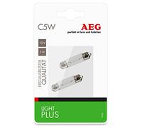 AEG Automotive 97281 Light bulb Light Plus C5W, SV8,5-8, 5 W, 2 pieces