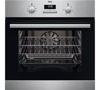 AEG BCX23101EM 59.4cm Built In Electric Single Oven - Stainless