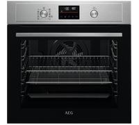 AEG BEX535A61M 3000 Series Stainless Steel AquaClean AirFry Electric Single Oven