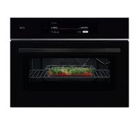 AEG 9000 Series CombiQuick Built-In Combination Microwave Oven - Black