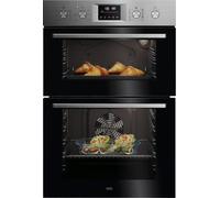 AEG Series 6000 SurroundCook Built-in Multifunction Double Oven OU5CP40M Stainless Steel