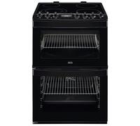 Aeg CCB6741ACB Black 60Cm Electric Ceramic Double Oven