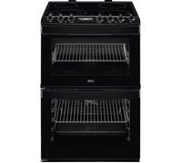 AEG CCB6741ACB Steam Bake 60cm Freestanding Electric Cooker with Ceramic Hob in Black