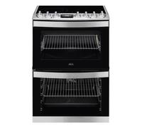 AEG CCB6741ACM 60cm Freestanding SteamBake Electric Ceramic Cooker - STAINLESS STEEL