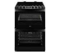 AEG 6000 SteamBake CCB6741MCB 60 cm Electric Ceramic Cooker - Matte Black, Black