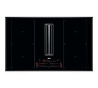 AEG CCE84751FB 8000 Series 83cm 4 Zone Venting Induction Hob With Double Bridge Zones - Recirculation Only