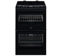 Aeg CCX1530ACB Black 55cm Double Oven