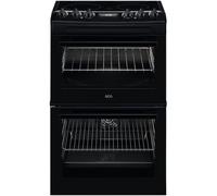 AEG CCX1530ACB 55cm Ceramic Double Oven Freestanding Cooker