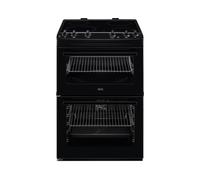 AEG CCX6501ACB Ceramic Electric Cooker with Double Oven
