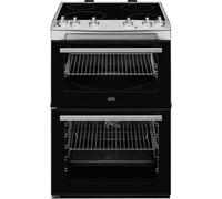 AEG CCX6501ACM Ceramic Electric Cooker with Double Oven