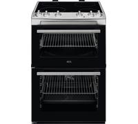 AEG CCX6501ACM Ceramic Electric Cooker with Double Oven