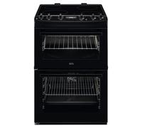 Aeg Ccx6540Acb - Black Ceramic Electric Cooker With Double Oven - 77/39L Capacity - A Energy Rating