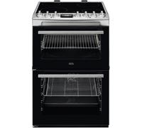 AEG CCX6740ACM 60cm Ceramic Double Oven Freestanding Cooker