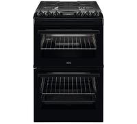 Aeg CGX1130ACB 55 cm Gas Cooker - Black, Black