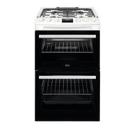 AEG CGX1130ACM 55cm Gas Double Oven Freestanding Cooker