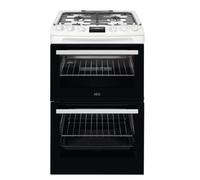 AEG CGX1130ACM 55cm Gas Double Oven Freestanding Cooker
