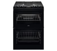 AEG CGX6130ACB 60cm Freestanding Gas Cooker - BLACK
