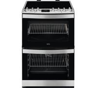 6000 SteamBake Electric Double Oven Cooker - CIB6734ACM