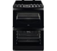 AEG CIB6743MCB 6000 Series Steam Bake 60cm Freestanding Electric Cooker with Induction Hob in Matt Black
