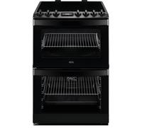 AEG CIB6743MCB - Black 73/39 L Induction Electric Double Oven - A Energy Rating