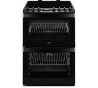 6000 SteamBake Electric Double Oven Cooker - CIB6743MCB